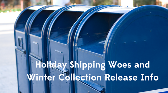 Overheard at the post office... and Winter releases and BFCM info