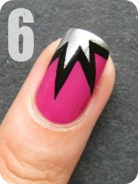 Scotch Tape Explosion Manicure - Tutorial